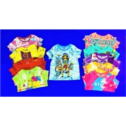 MUXSI KIDS футболки детские с НАДПИСЯМИ на девочек (1-4)